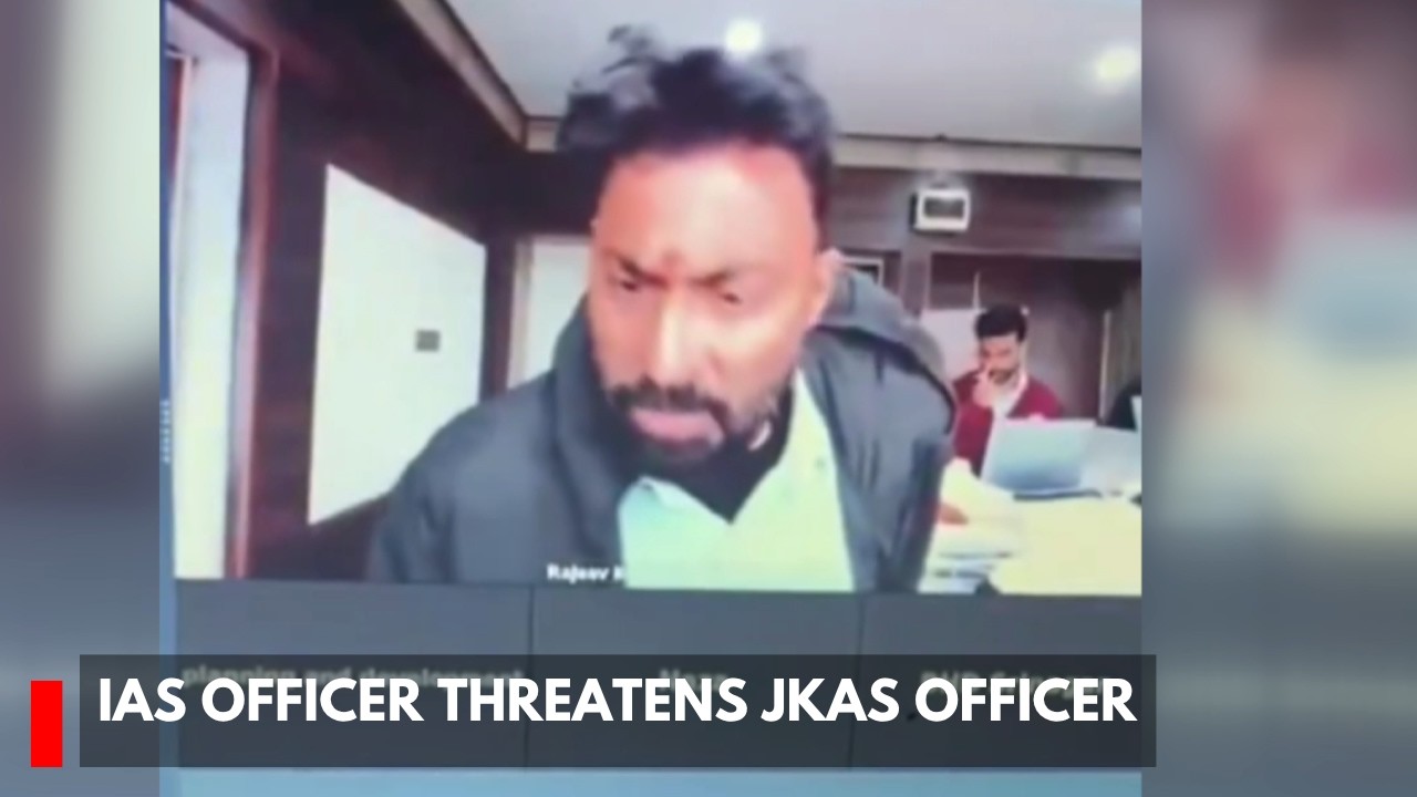 Senior IAS Officer Threatens Dismissal Of JKAS Women Officer During Meeting