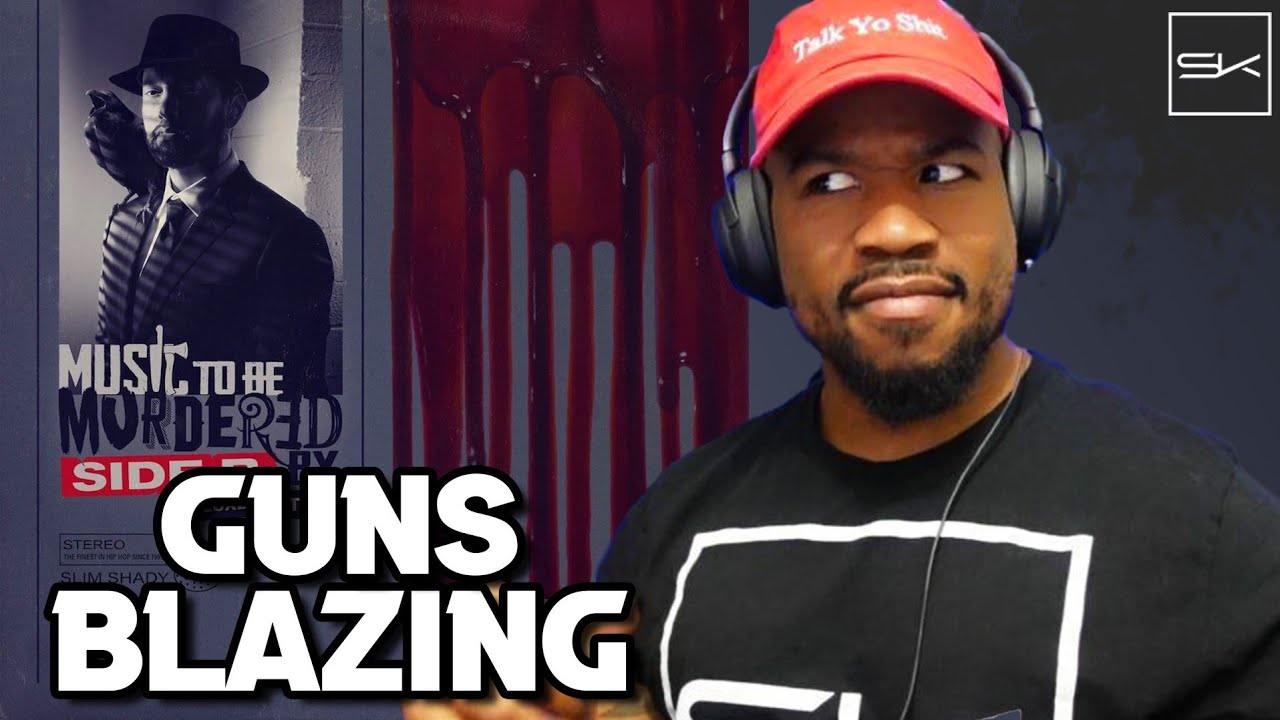 EMINEM - GUNS BLAZING - КТО ТАКАЯ МИШЕЛЬ? 👀👀 И ПОЯВИЛСЯ DR. DRE! - РЕАКЦИЯ