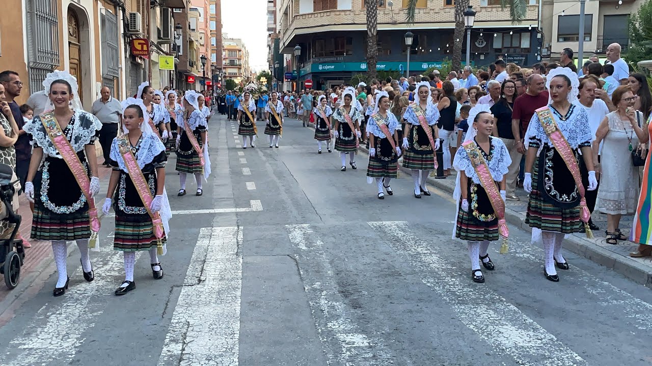 Procesión virgen de la Asuncion /Fiestas en honor a  ntra señora de la Asuncion  de Sax 15/8/2023