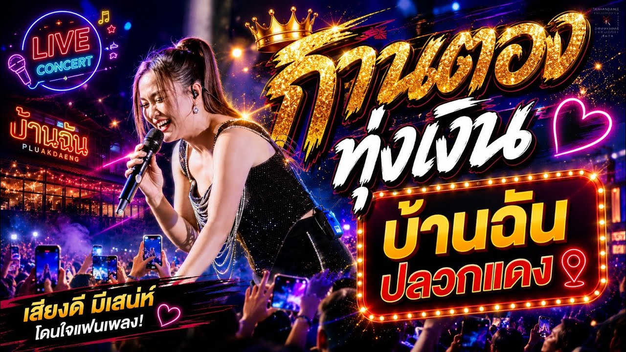 ใหม่ล่าสุดด!!! แสดงสด คอนเสิร์ต 