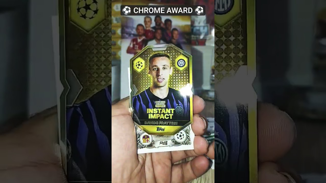 Topps Match Attax 25/26 Opening#1 ⚽Starter Pack⚽ CHROME AWARD PULL #topps #matchattax #soccer #short