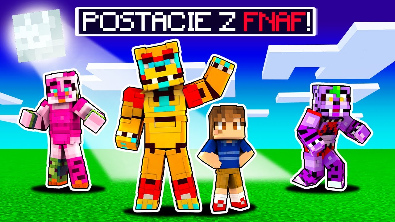 POSTACIE z FNAF w Minecraft!