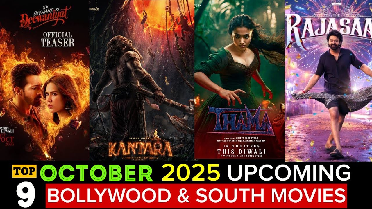 Top 10 upcoming indian movies October 2025 || Top 10 upcoming movies #trending 