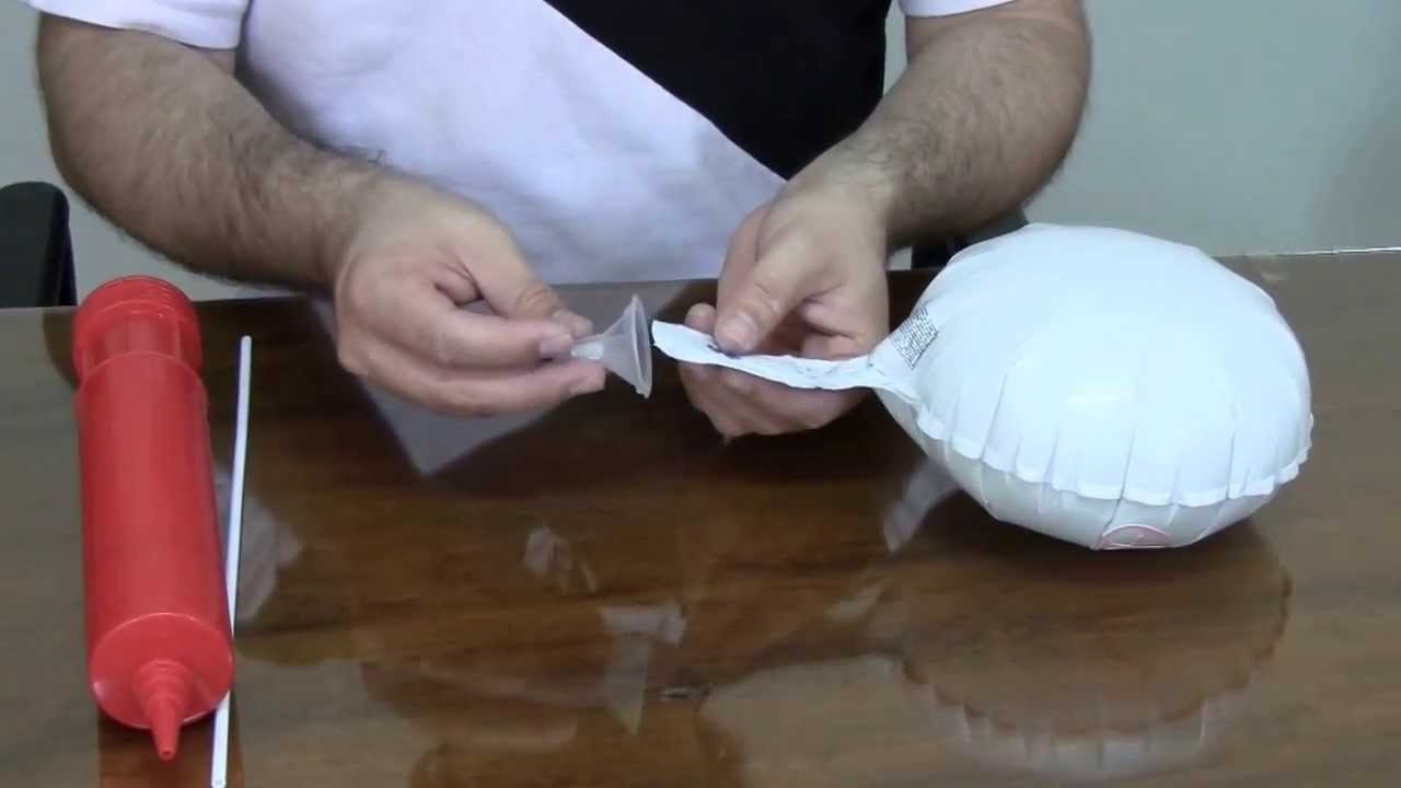 29. Como inflar balao metalizado com bomba manual