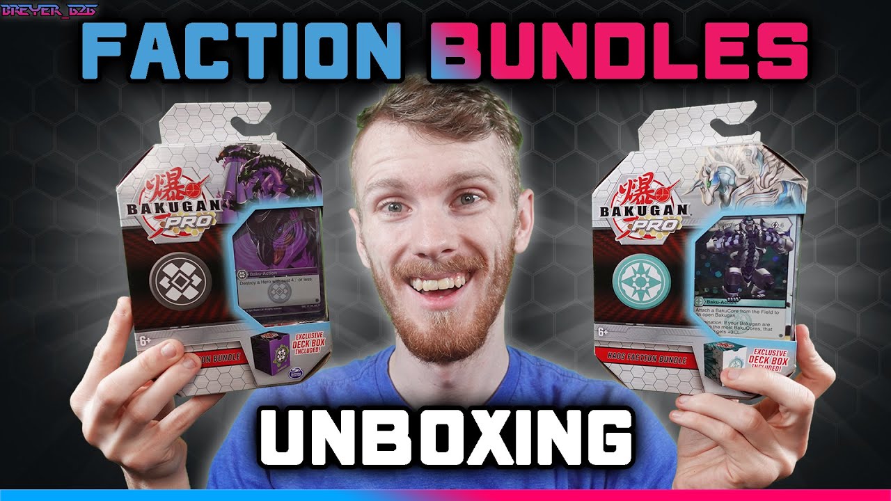 BAKUGAN Faction Bundles Unboxing | Bakugan Pro TCG