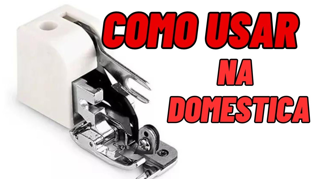 TESTANDO CALCADOR OVERLOCK NA MÁQUINA DOMÉSTICA 🛠️ COMO INSTALAR O PÉ DE OVERLOQUE