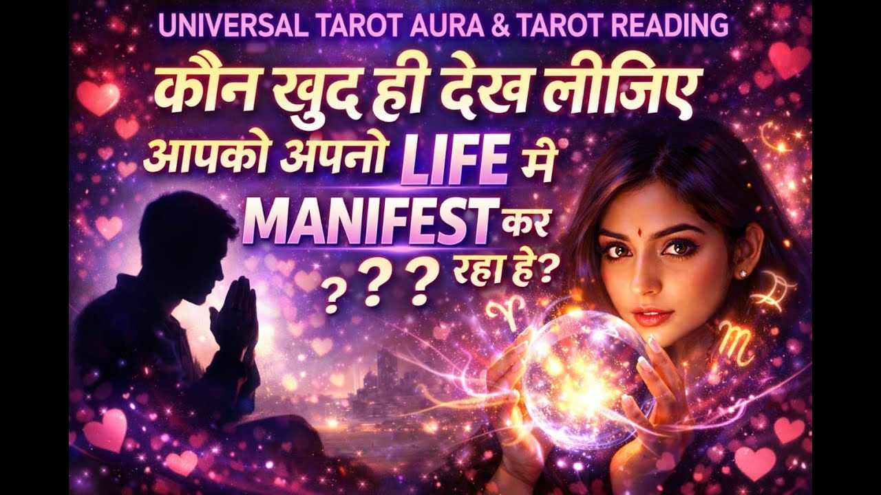 Kon khud hi dekh lijiye apko apni life me manifest kar rahe hai 🙏🥰
