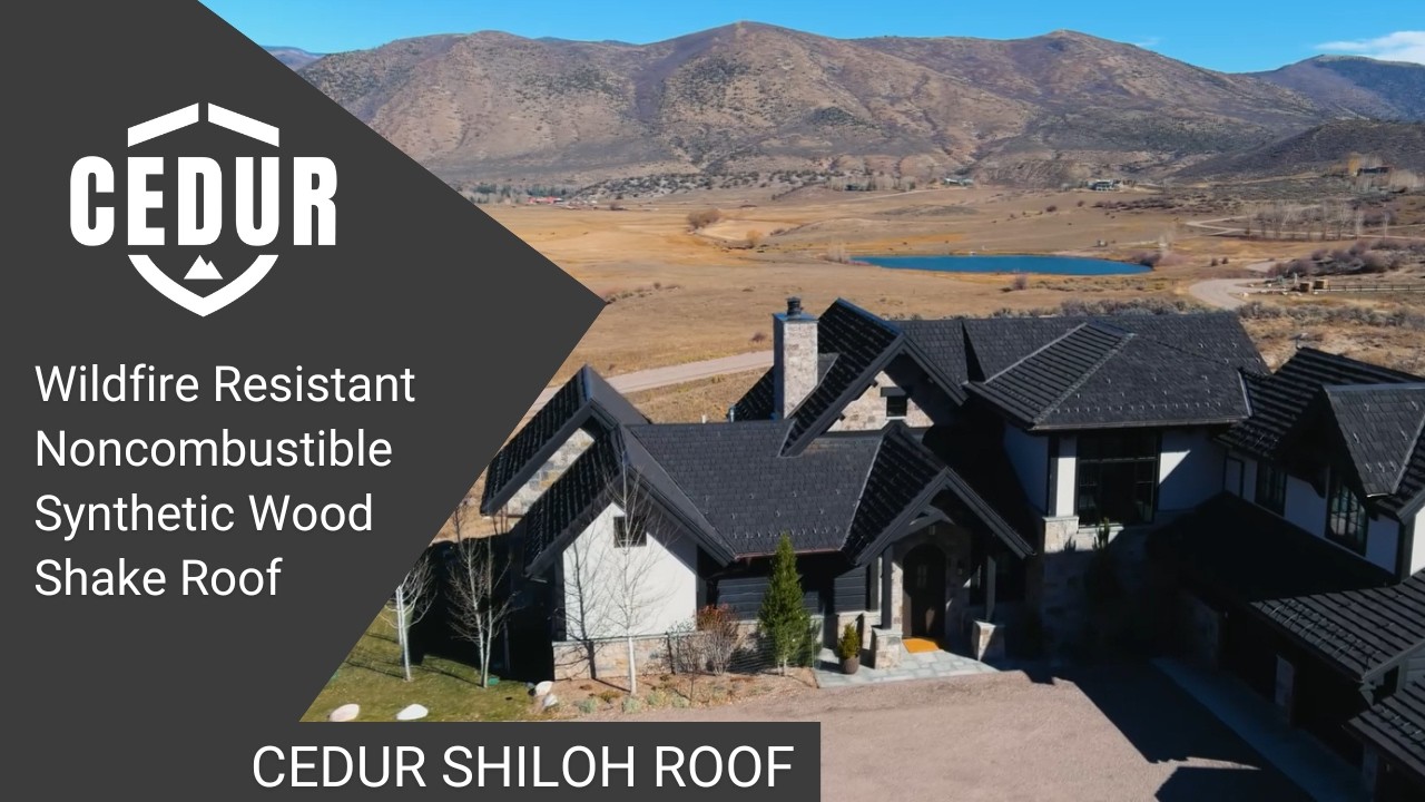 CEDUR Shiloh Roof in the Colorado Rocky Mountains | Noncombustible Wildfire Resistant Roofing