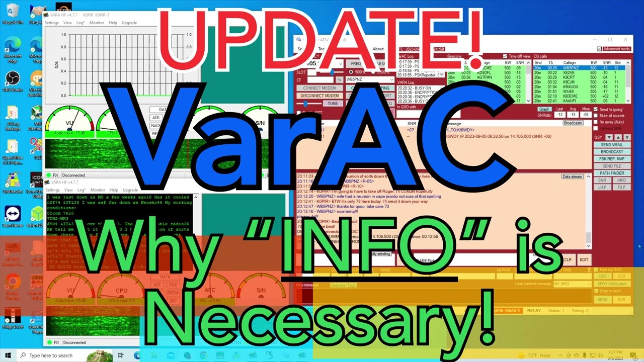 VarAC Vara Hf: что нужно включить