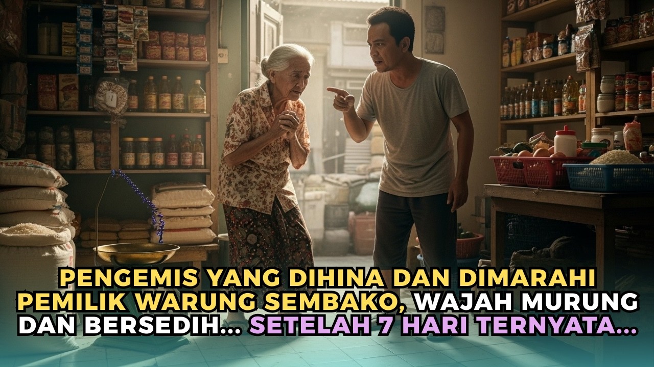 Pemilik warung menghina pengemis, tak menyangka tujuh hari setelahnya
