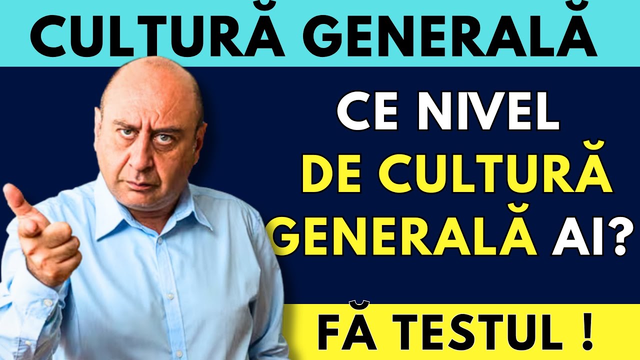 ✅ 50 de Întrebări care Definesc Nivelul tău de Cultură!#intrebari #culturagenerala #quiz