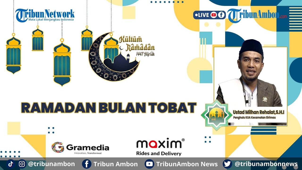 Mutiara Ramadan Berasama Ustad Milhan Rehalat, S.H.I dengan tema Kultum 