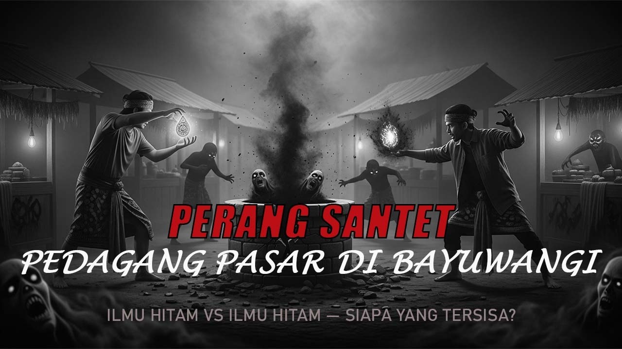 KISAH DUEL ILMU HITAM ANTAR PEDAGANG BERUJUNG MAUT DI TENGAH PASAR