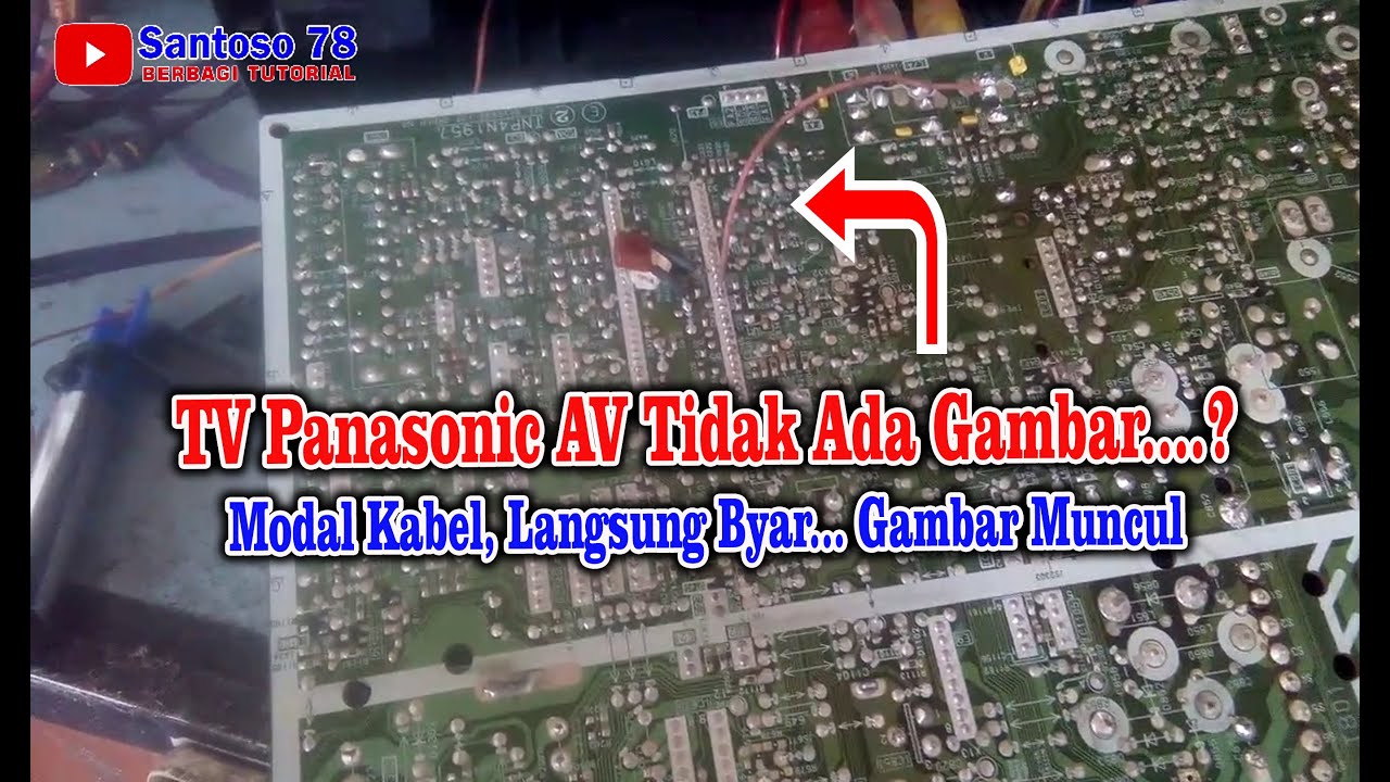 TV Panasonic AV Tidak Ada Gambar