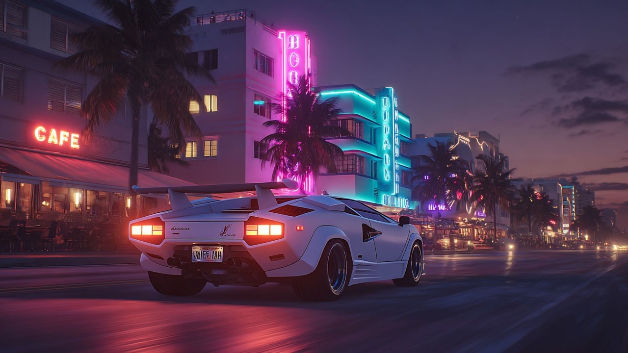 It's summer 1986, you're driving in Miami
