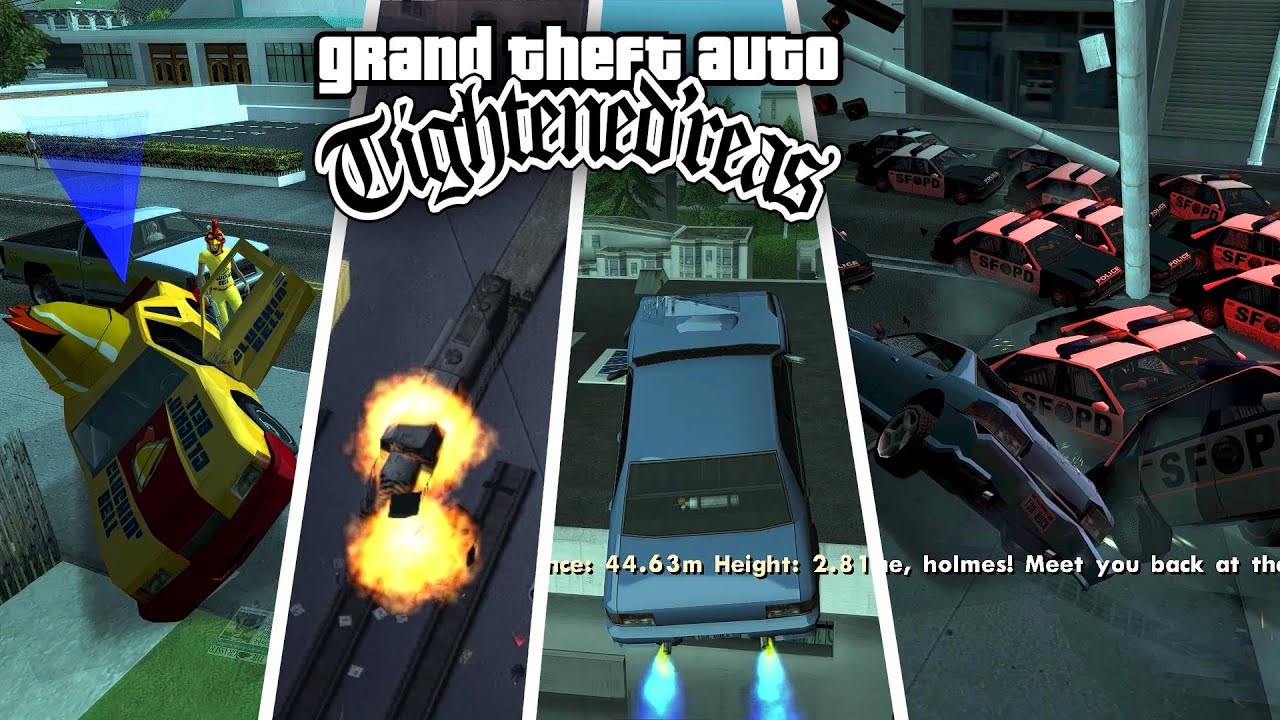 GTA Tightened'reas (SA) - Test  28 - 'Carkour'