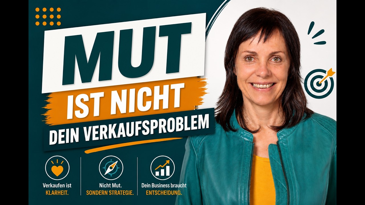 Verkaufen fällt dir schwer? Mut ist nicht das Problem.