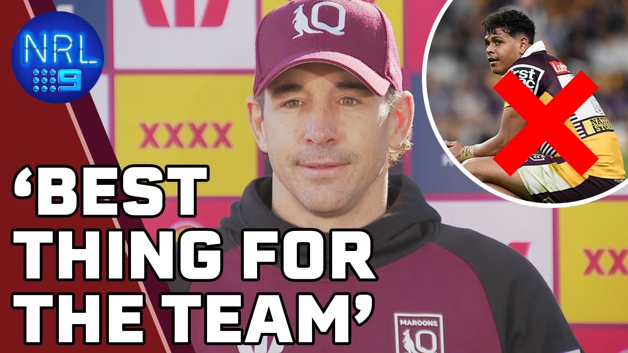 Billy Slater explains Selwyn Cobbo's SHOCK axing from Maroons: Origin Presser | NRL on Nine