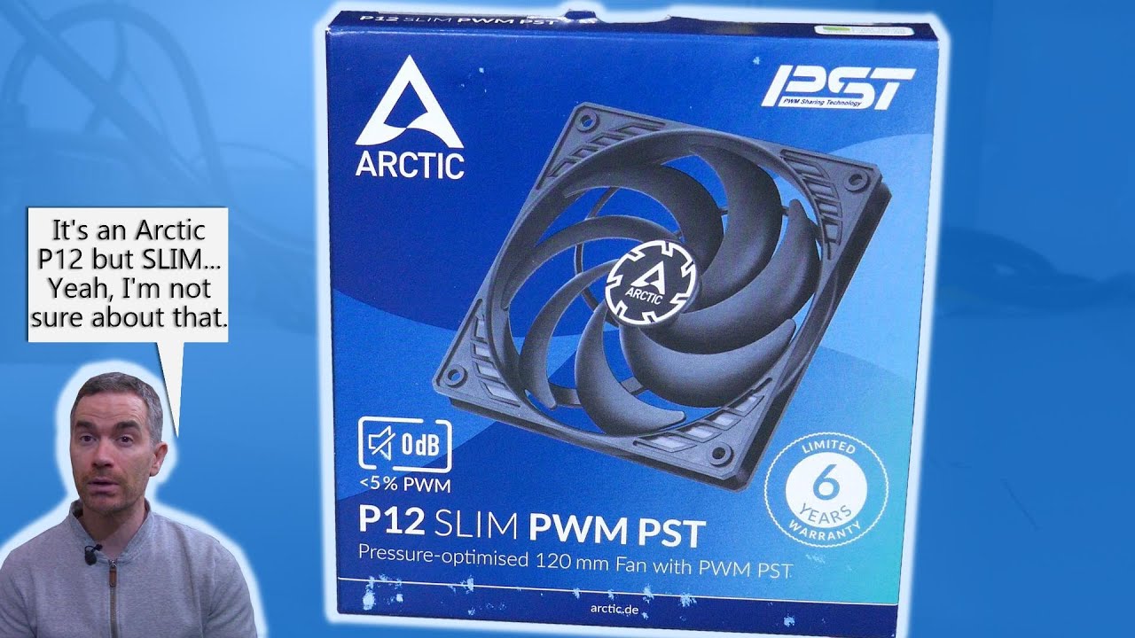 Обзор вентилятора Arctic P12 SLIM PWM PST