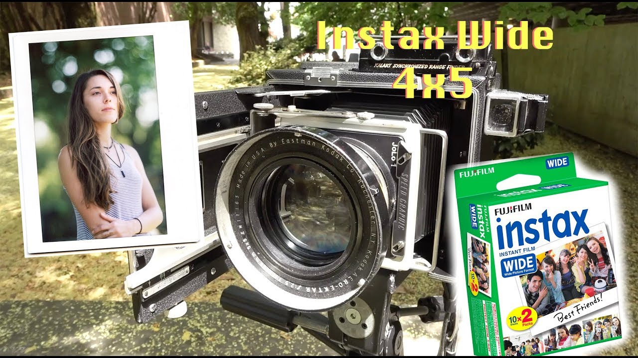 Снимайте на Instax Wide на ЛЮБОЙ камере формата 4x5! Никаких модификаций не требуется!