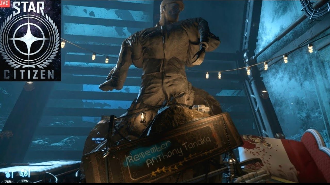Star Citizen 4.4 PTU - First jump to Nyx & having a look around Levski (uncut gameplay)