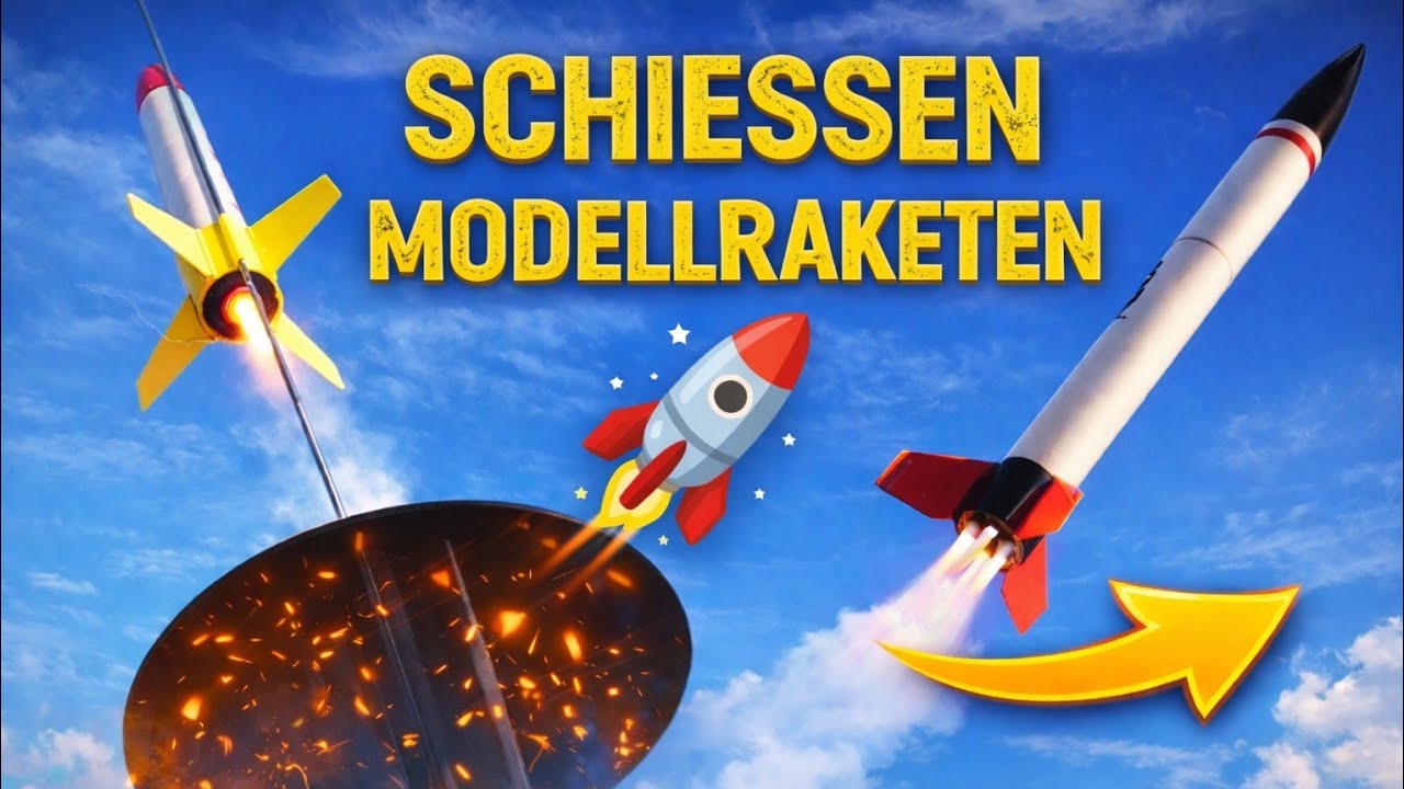 Wir schießen Modellraketen 🚀