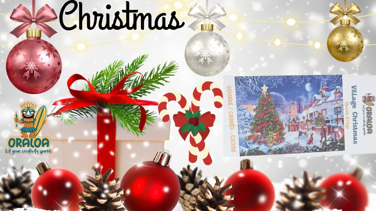 Village Christmas Steve Crisp @oraloa #diamondpainting #haul #square #christmas #noel #loisircreatif
