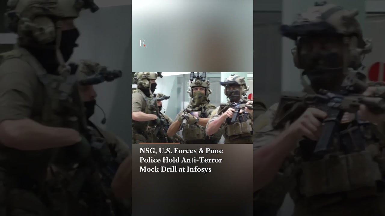NSG, US Forces & Pune Police Hold Anti Terror Mock Drill at Infosys | Firstpost News | N18G