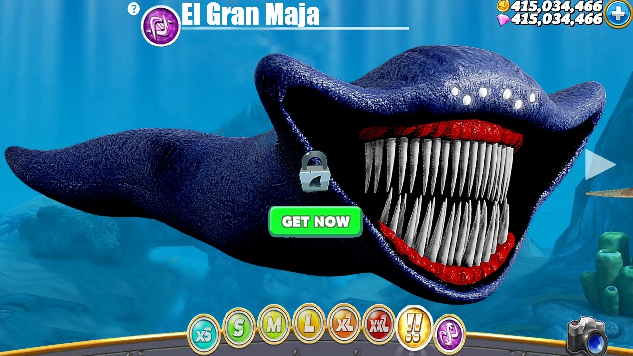 Hungry Shark World - El Gran Maja New Shark Coming Soon - All 46 Sharks Unlocked Hack Gems Coins Mod