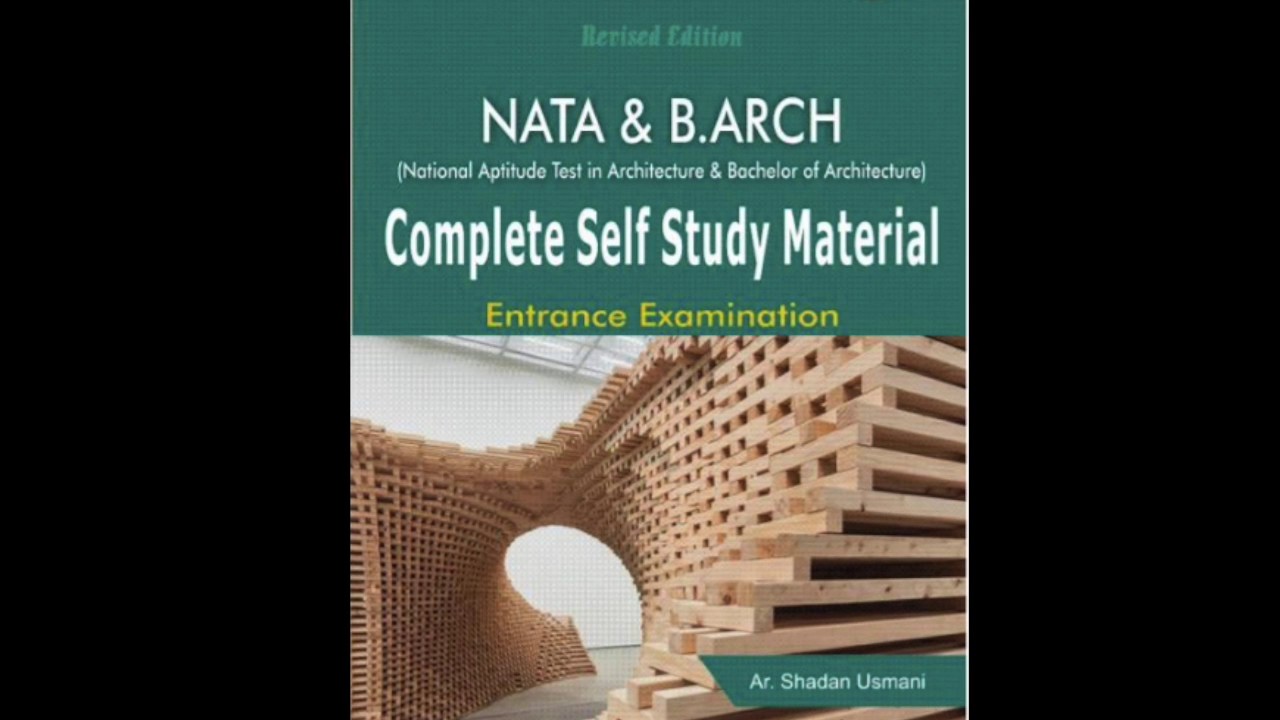 Books for NATA(National aptitude test in architecture) , study material, entrance exam 2017