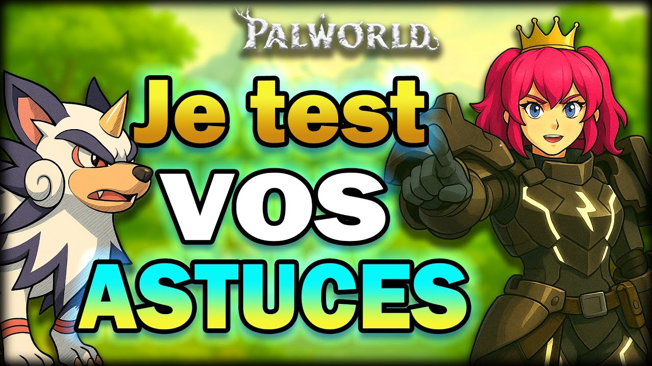 Je test vos astuces sur Palworld | FR