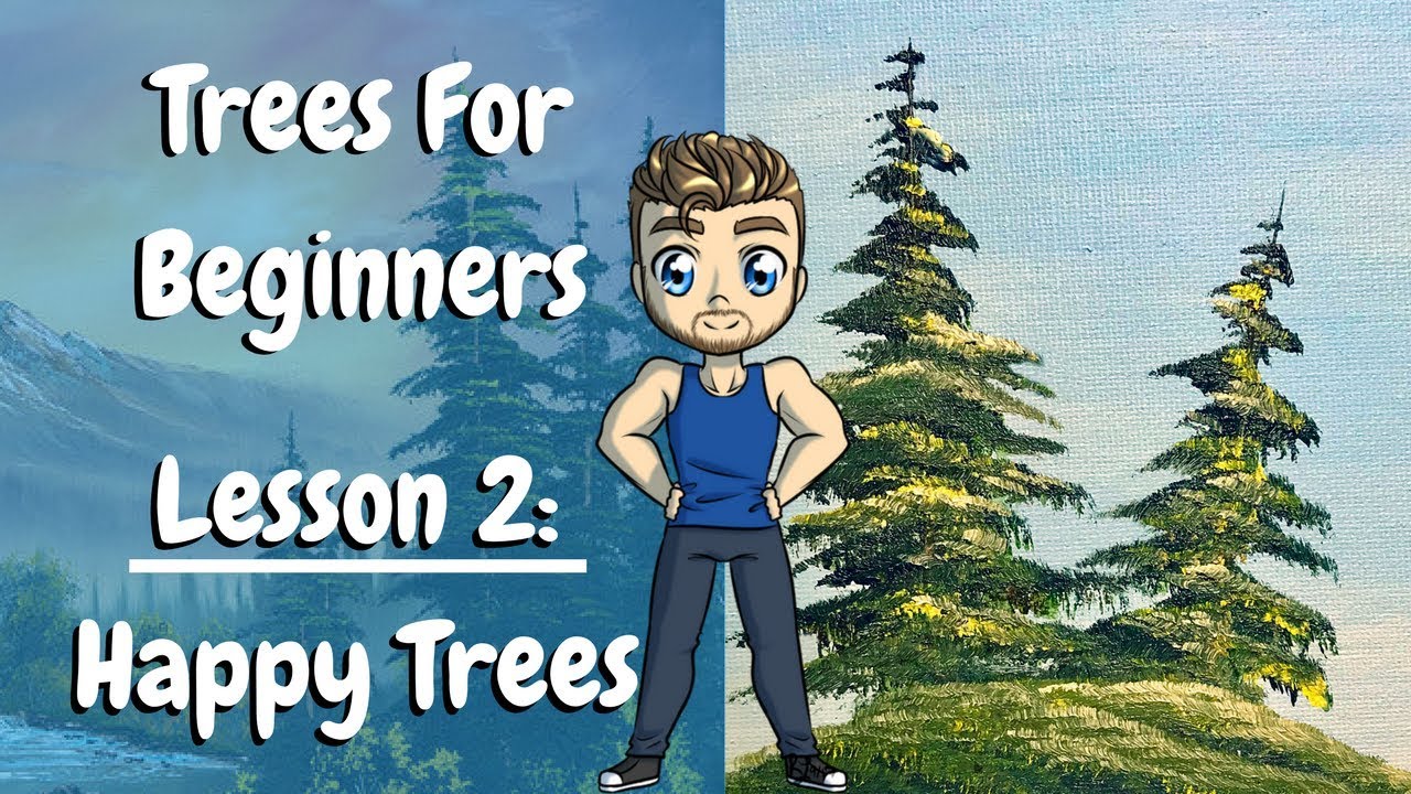 Painting Trees in Oil for Beginners - Pine Trees