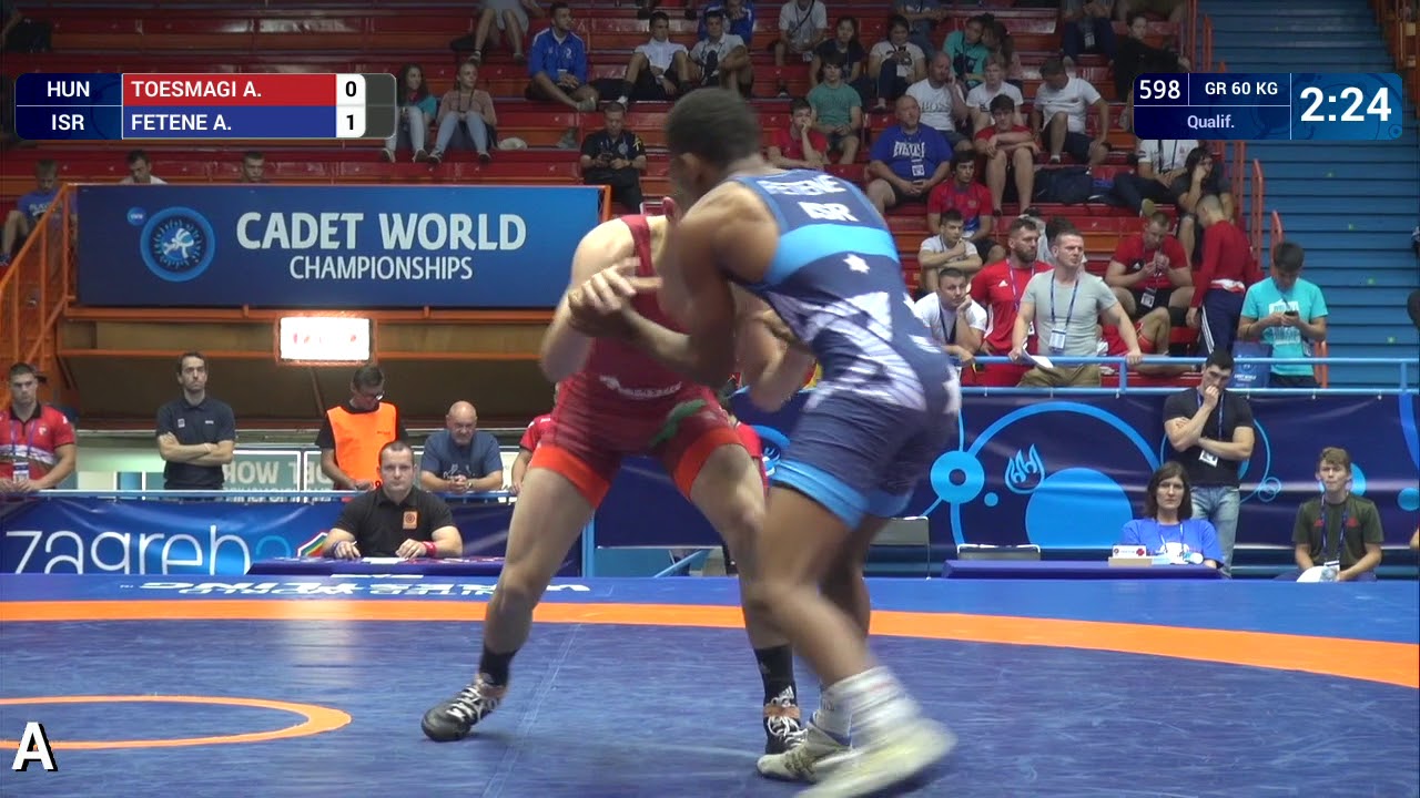 Qual. GR - 60 kg: A. TOESMAGI (HUN) v. A. FETENE (ISR)