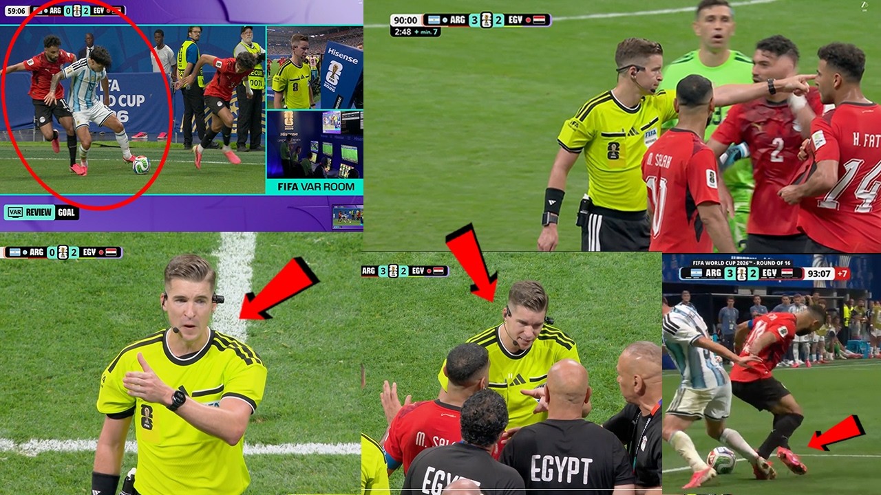 🚨 Argentina vs Egypt CONTROVERSY! VAR ROBBED Egypt? 😱  | 😳Egypt's Goal DISALLOWED vs Argentina