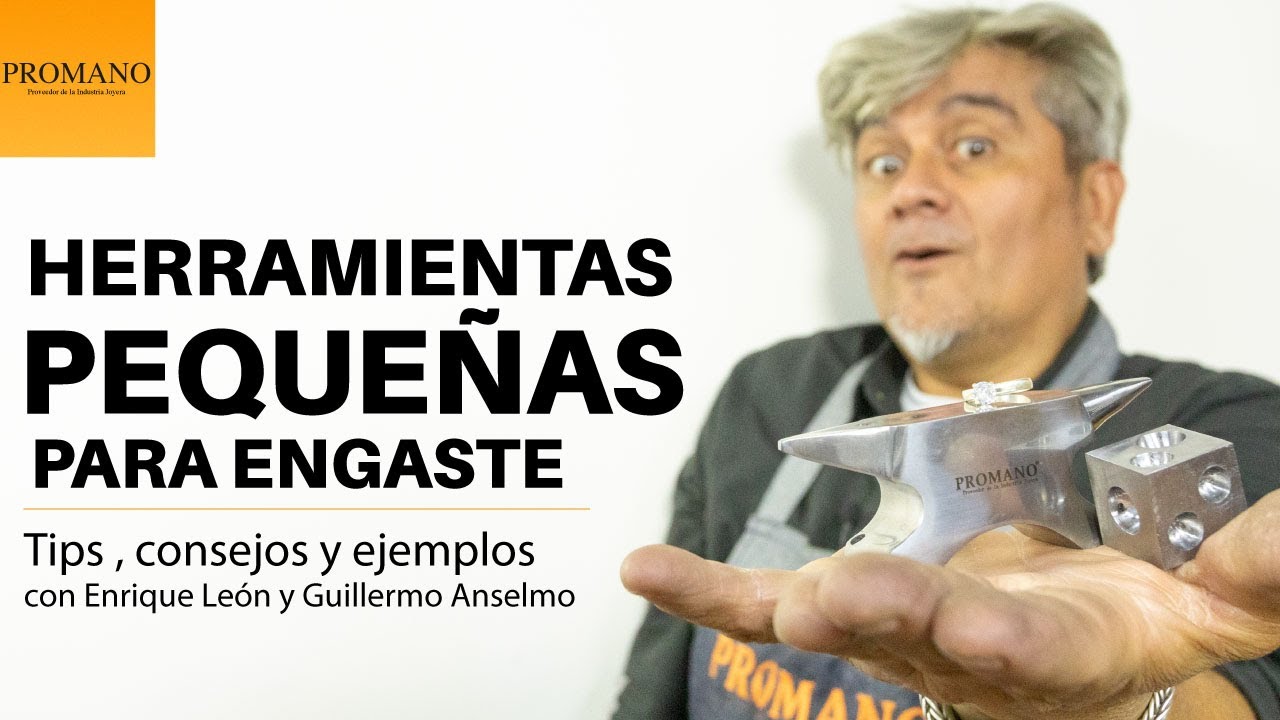 Engaste con herramientas pequeñas