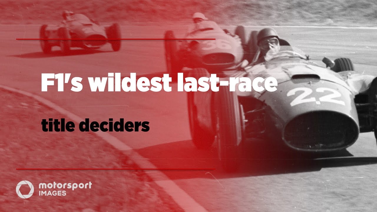 F1's wildest last-race title deciders
