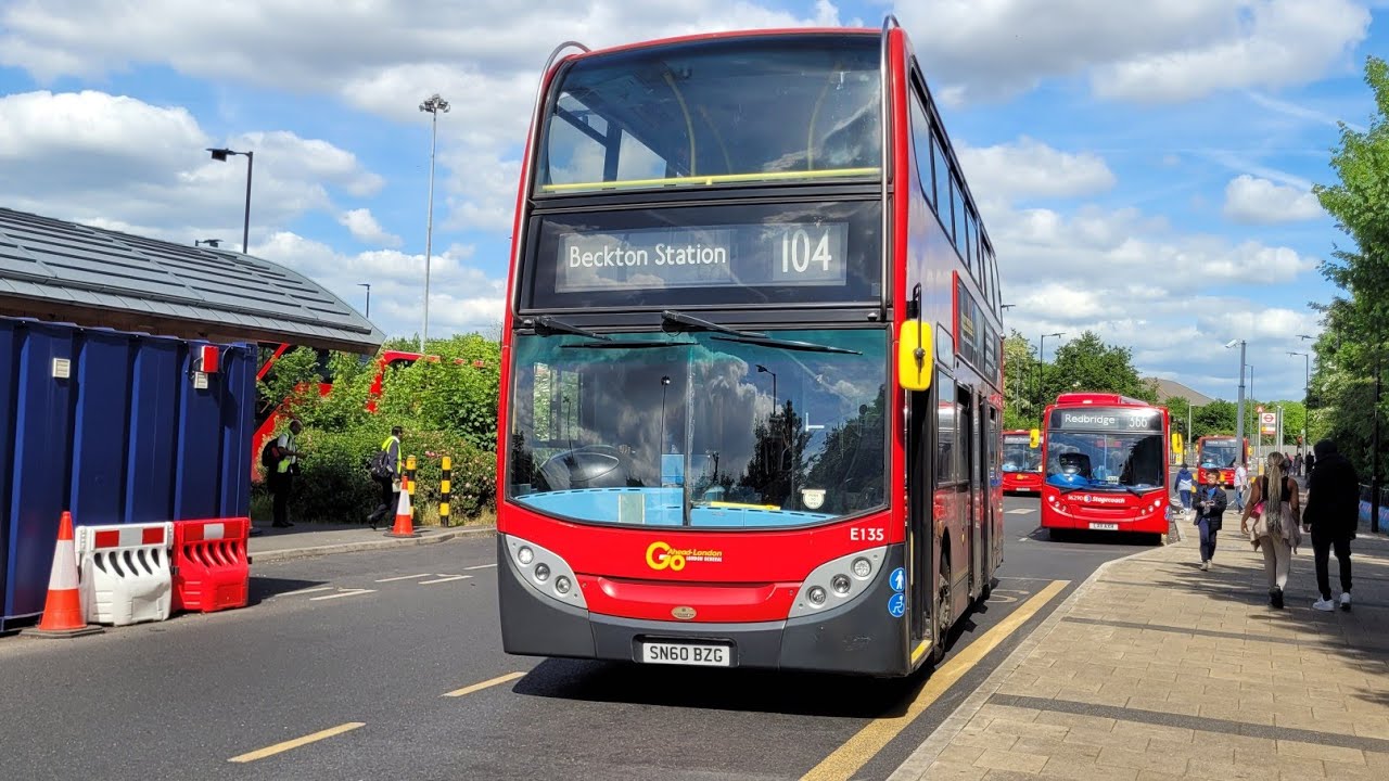 (Rerouted) Go Ahead London E135 SN60BZG route 104