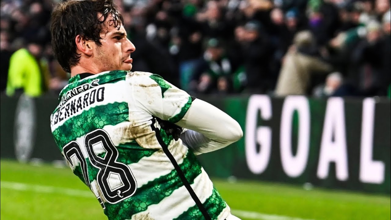 CRAZY SCENES !!!  BERNARDO GOAL FAN CELEBRATION (CELTIC V RANGERS 2-1 ) !!!