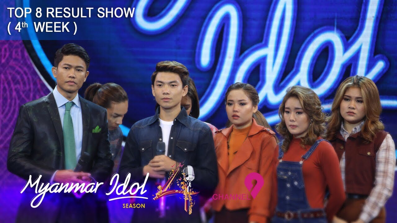 Myanmar Idol Season 4 2019 | Top 8 | (4th week) Result Show