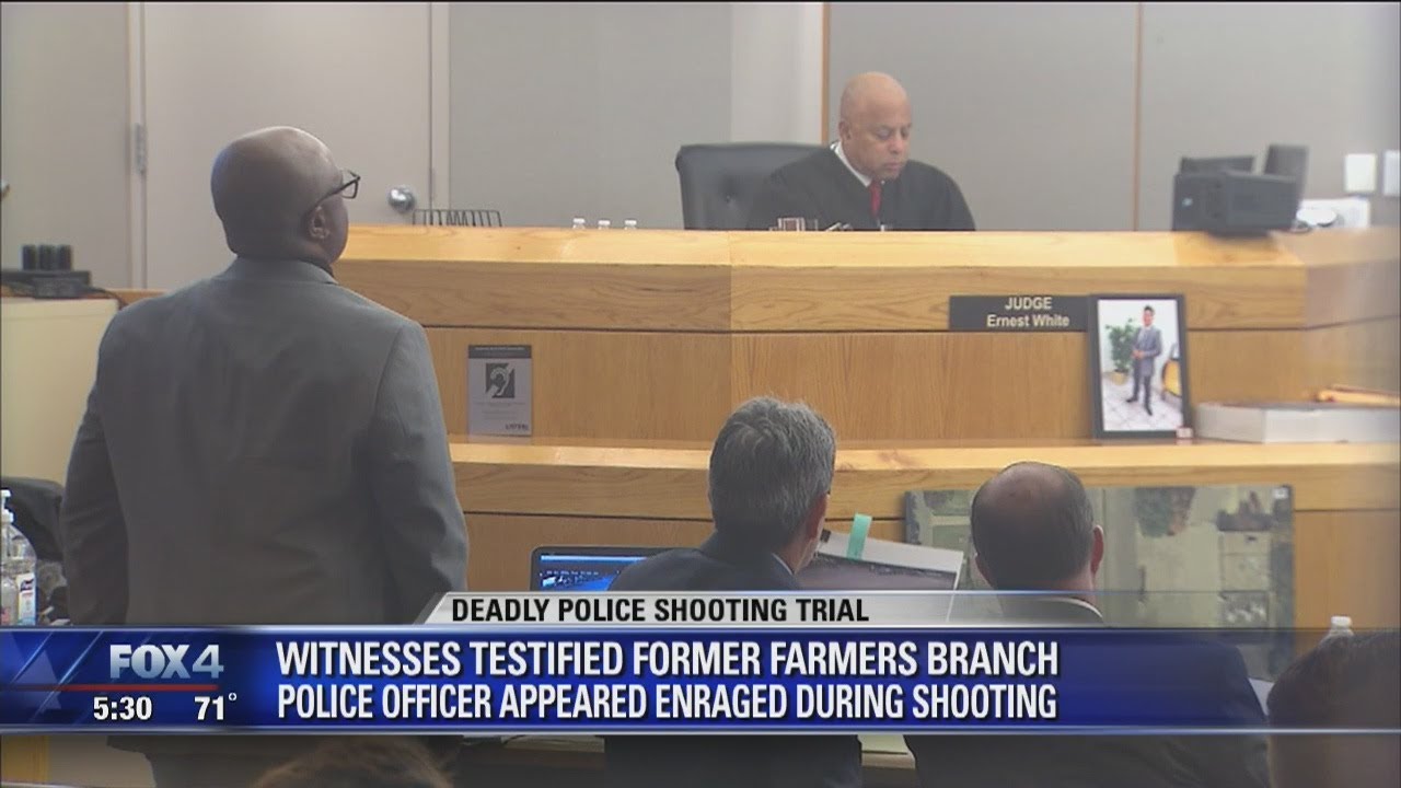 Witnesses describe telling ex-police officer to stop shooting burglary suspects