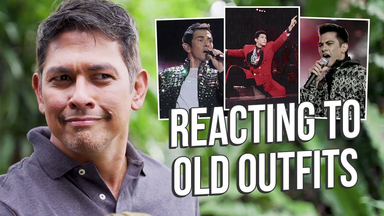 GARY VALENCIANO Reacts To His Old Concert Outfits