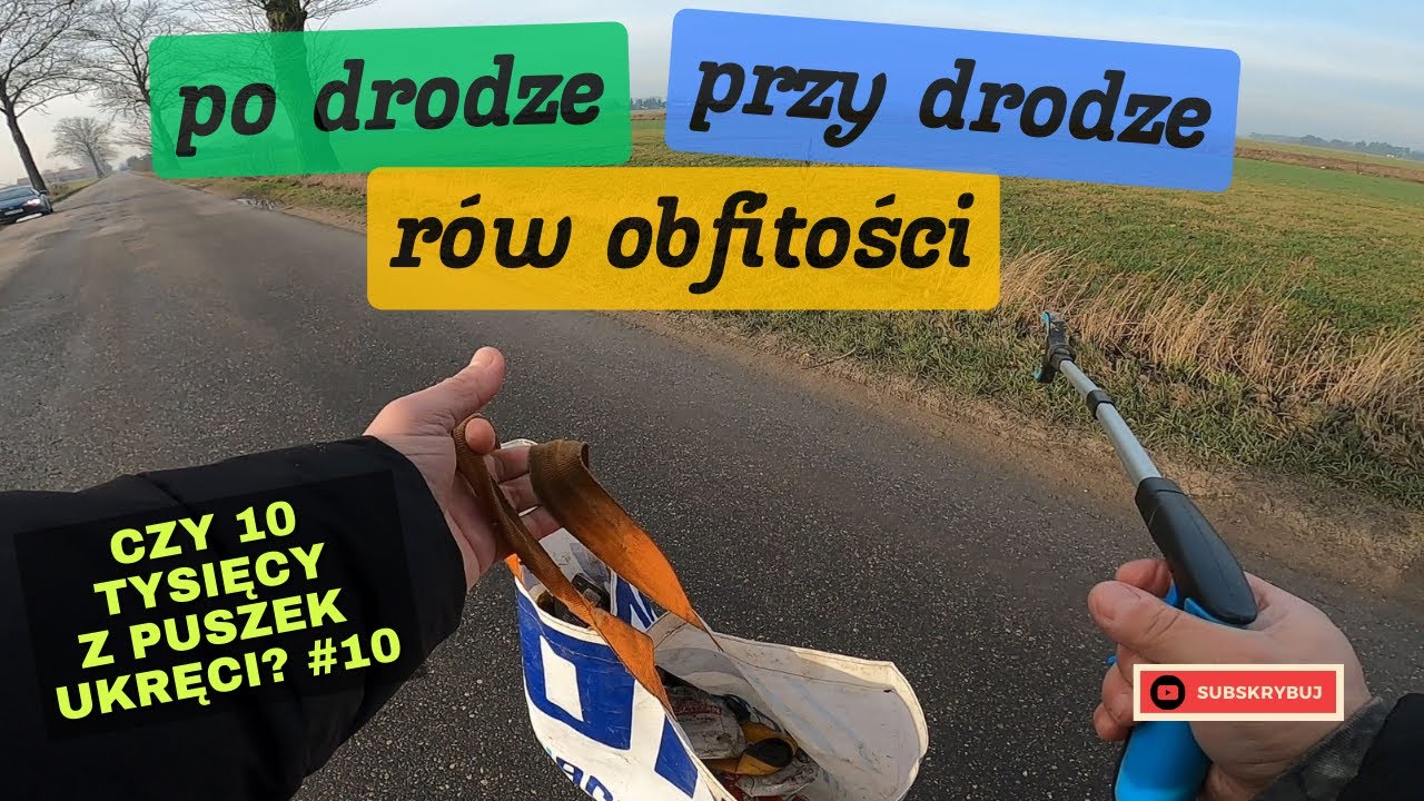 Bez pośpiechu i przy okazji. Puszki same pchały się do torby. #pucha #challenge #kasa