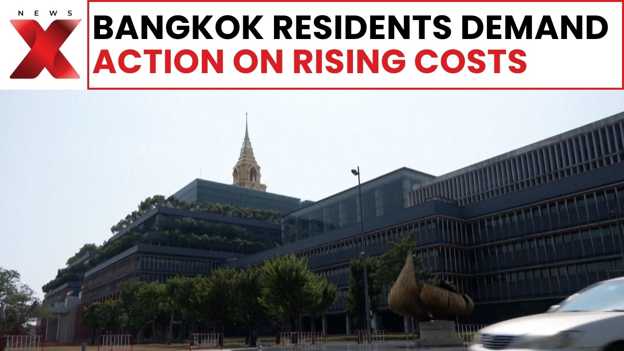 World News: Bangkok residents urge re-elected Thai PM to tackle rising living costs crisis | NewsX