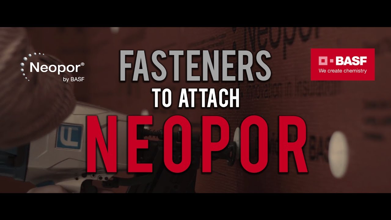 Rodenhouse Fasteners to attach Neopor Insulation from BASF