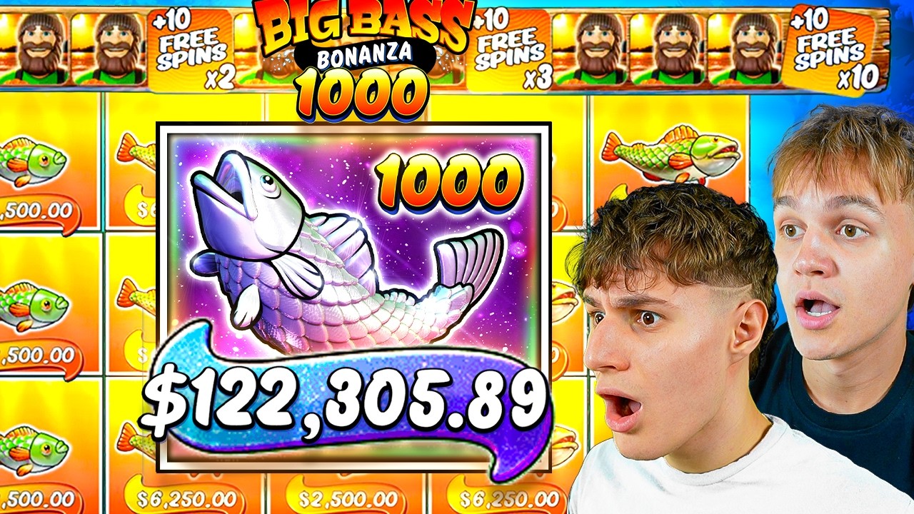 OUR CRAZIEST BIG BASS BONANZA 1000 SESSION (HUGE WIN)