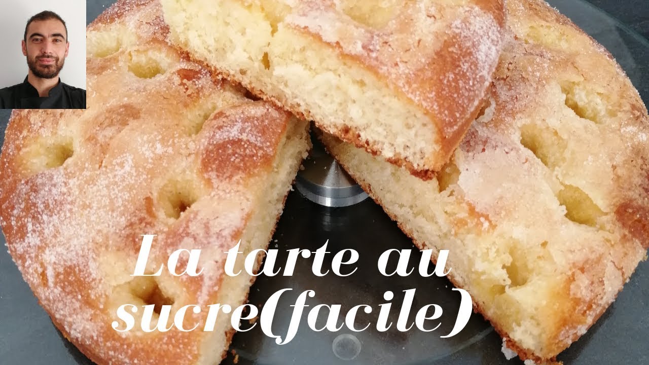 la tarte au sucre  (recette facile)