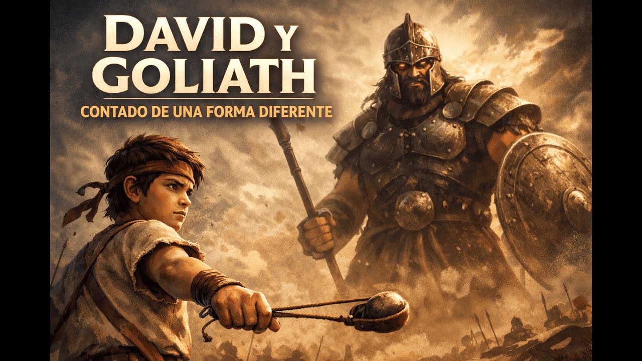 Historia de David y Goliat de una manera diferente #dios #biblia #canaloraciones