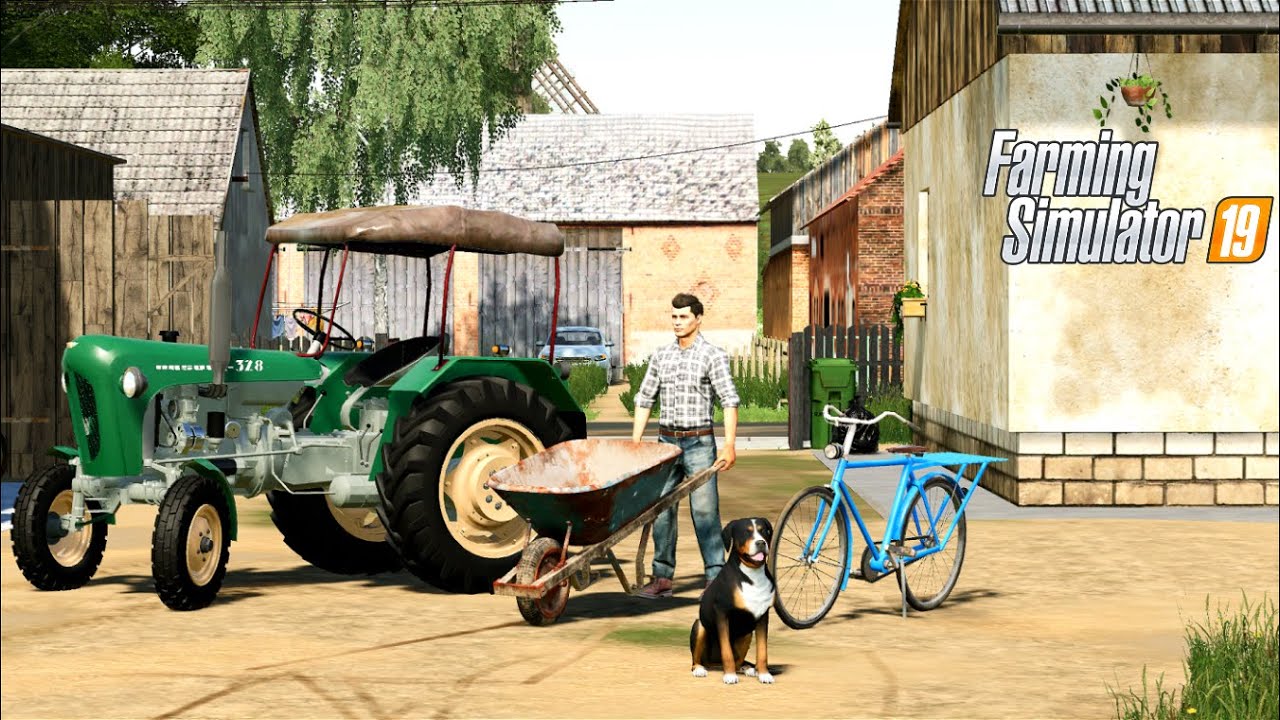 FS 19 | Таймлапс #1 | Познакомьтесь с моей СТАРОЙ ФЕРМОЙ.