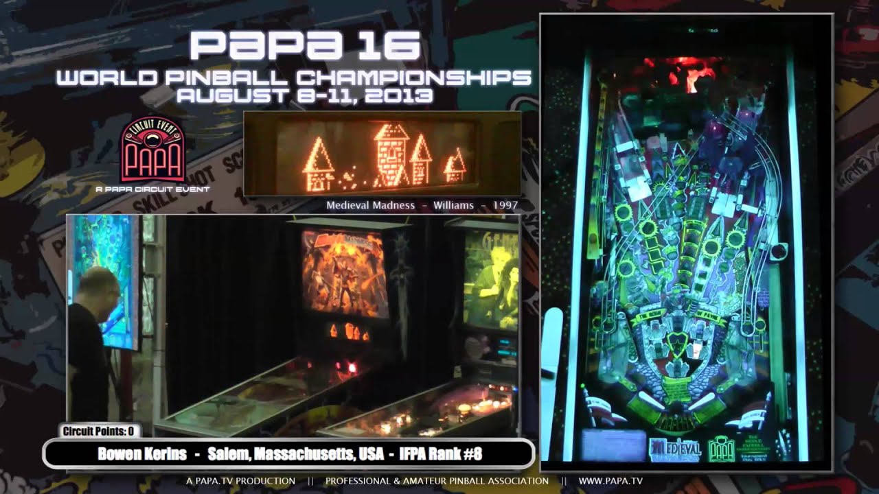 PAPA 16 World Pinball Championships Final Round