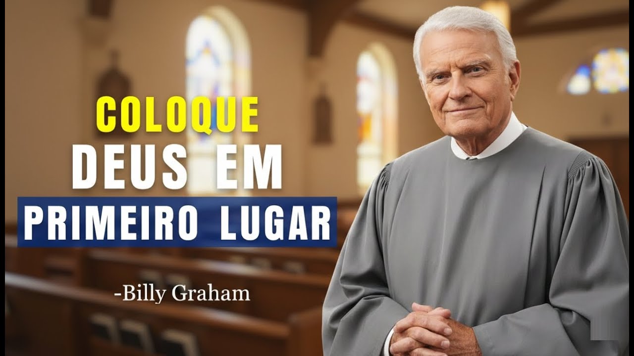 COLOQUE DEUS EM PRIMEIRO LUGAR E VEJA SUA VIDA SE TRANSFORMAR HOJE MESMO | Billy Graham